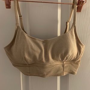 Brand new Lululemon honeycomb swim top